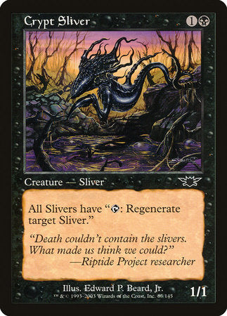 Crypt Sliver [Legions] | The Time Vault CA
