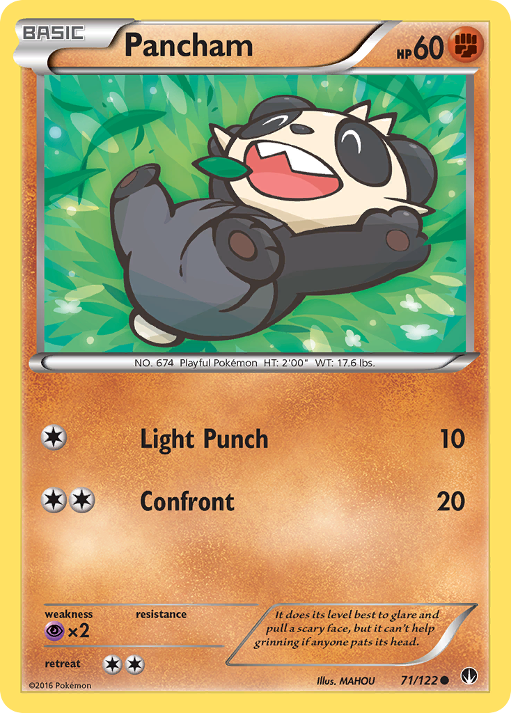 Pancham (71/122) [XY: BREAKpoint] | The Time Vault CA