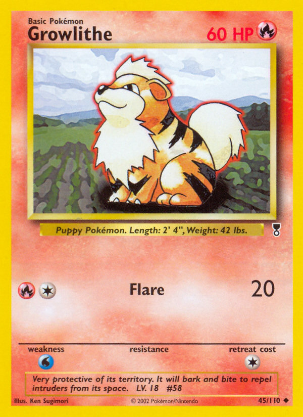 Growlithe (45/110) [Legendary Collection] | The Time Vault CA