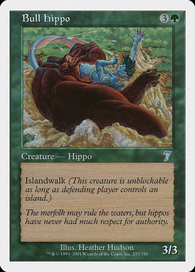 Bull Hippo [Seventh Edition] | The Time Vault CA
