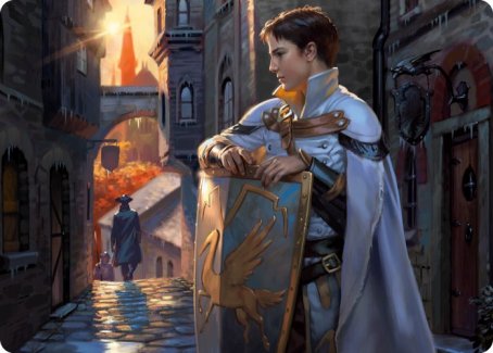 Dennick, Pious Apprentice Art Card [Innistrad: Midnight Hunt Art Series] | The Time Vault CA