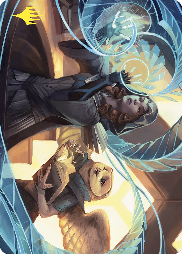 Personal Tutor Art Card (Gold-Stamped) [Commander Masters Art Series] | The Time Vault CA