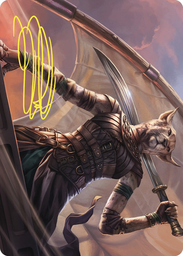 Mirri, Weatherlight Duelist Art Card (Gold-Stamped Signature) [Commander Masters Art Series] | The Time Vault CA