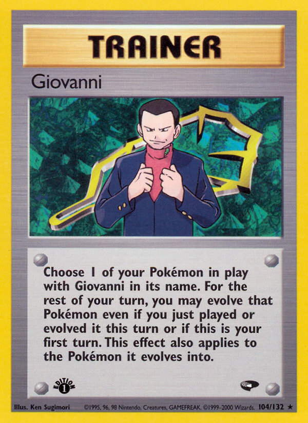 Giovanni (104/132) [Gym Challenge 1st Edition] | The Time Vault CA