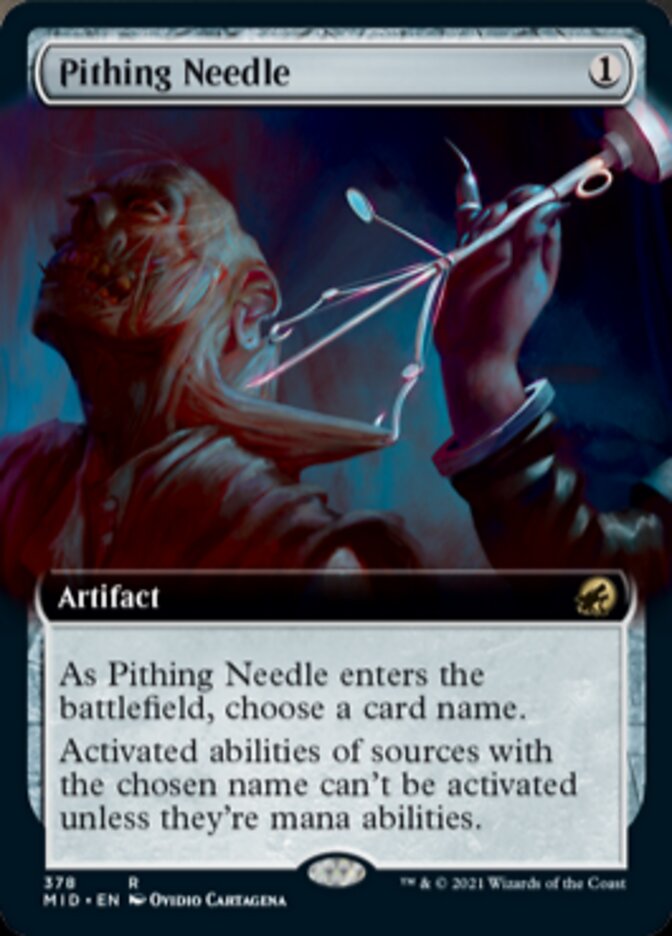 Pithing Needle (Extended) [Innistrad: Midnight Hunt] | The Time Vault CA