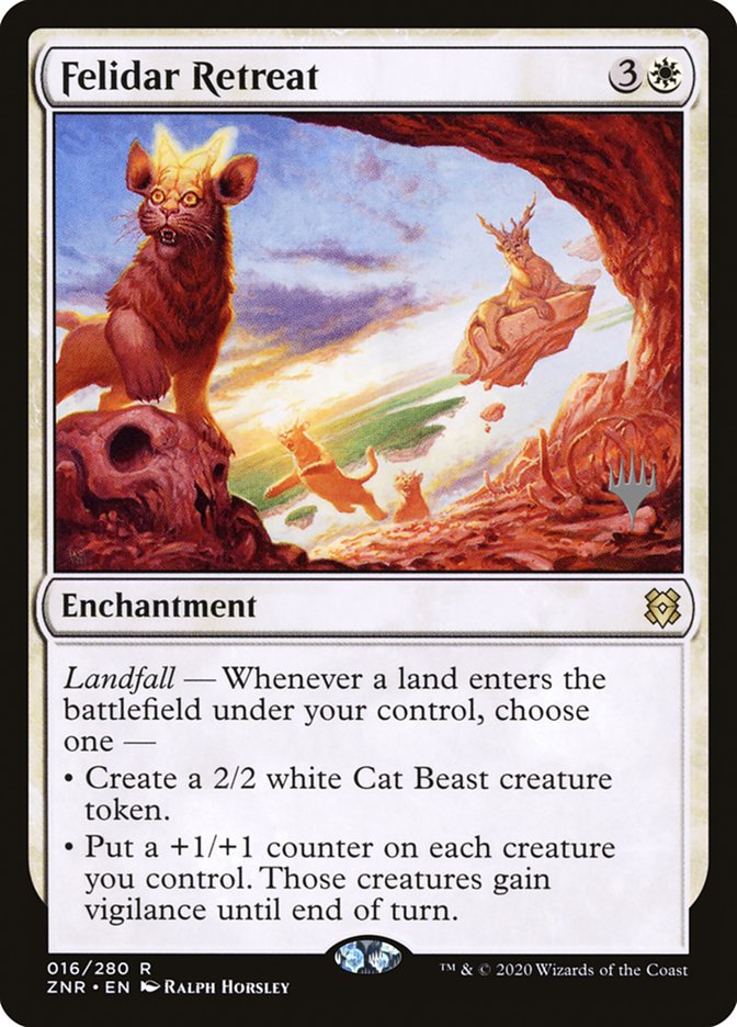 Felidar Retreat (Promo Pack) [Zendikar Rising Promos] | The Time Vault CA