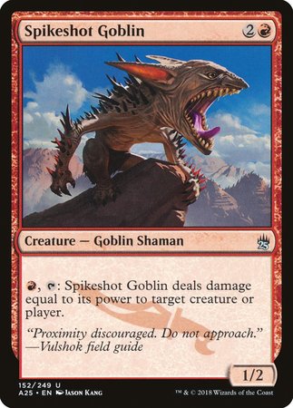 Spikeshot Goblin [Masters 25] | The Time Vault CA