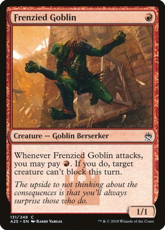 Frenzied Goblin [Masters 25] | The Time Vault CA
