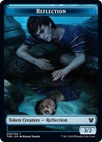 Reflection // Satyr Double-sided Token [Theros Beyond Death Tokens] | The Time Vault CA