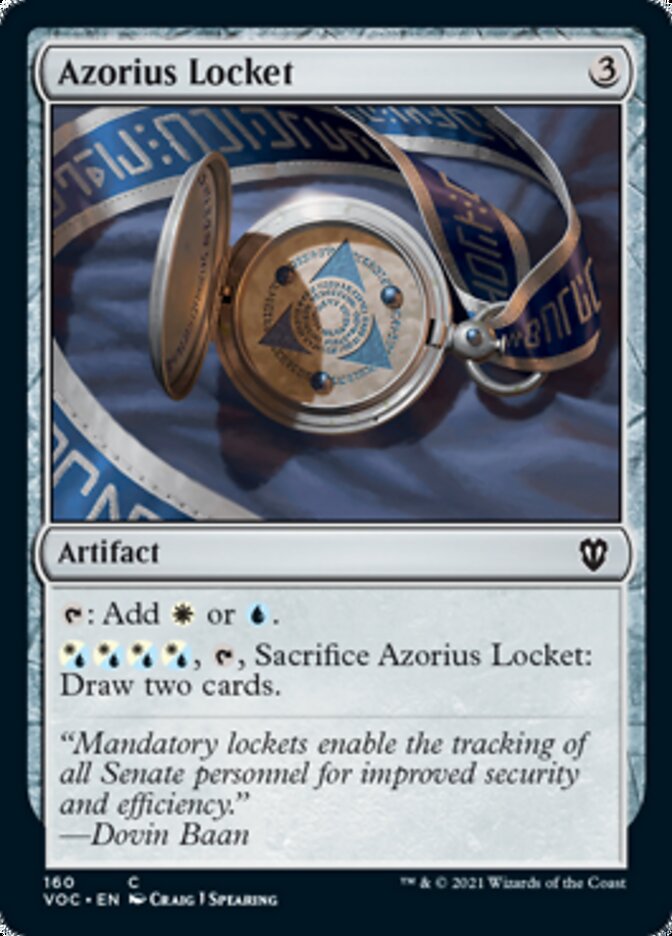 Azorius Locket [Innistrad: Crimson Vow Commander] | The Time Vault CA