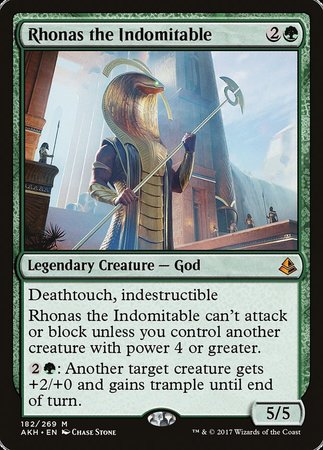 Rhonas the Indomitable [Amonkhet] | The Time Vault CA