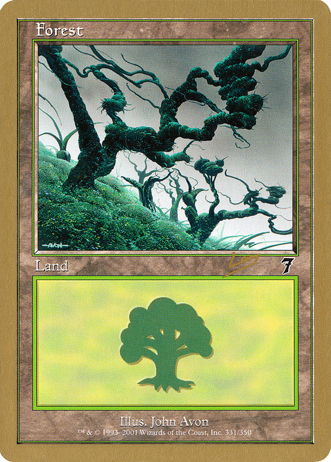 Forest (rl331) (Raphael Levy) [World Championship Decks 2002] | The Time Vault CA