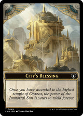 City's Blessing // Rat Double-Sided Token [Commander Masters Tokens] | The Time Vault CA