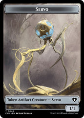 Servo // Thrull Double-Sided Token [Commander Masters Tokens] | The Time Vault CA