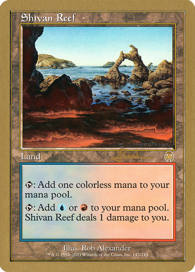 Shivan Reef (Antoine Ruel) [World Championship Decks 2001] | The Time Vault CA