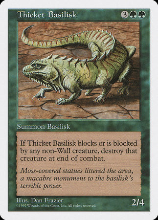 Thicket Basilisk [Fifth Edition] | The Time Vault CA