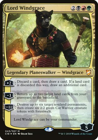 Lord Windgrace (Commander 2018) [Commander 2018 Oversized] | The Time Vault CA