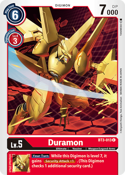 Duramon [BT3-013] [Release Special Booster Ver.1.5] | The Time Vault CA