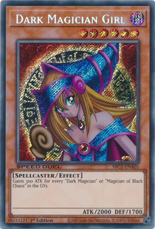 Dark Magician Girl [SBC1-ENA05] Secret Rare | The Time Vault CA