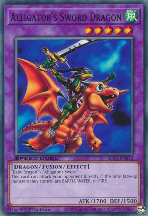 Alligator's Sword Dragon [SBC1-ENB23] Common | The Time Vault CA