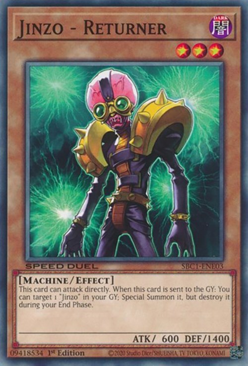 Jinzo - Returner [SBC1-ENE03] Common | The Time Vault CA