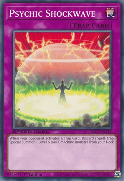 Psychic Shockwave [SBC1-ENE18] Common | The Time Vault CA