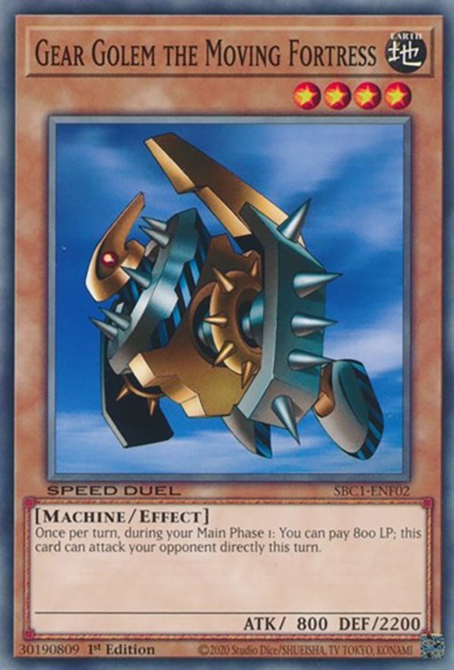 Gear Golem the Moving Fortress [SBC1-ENF02] Common | The Time Vault CA