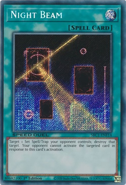 Night Beam [SBC1-ENF14] Secret Rare | The Time Vault CA