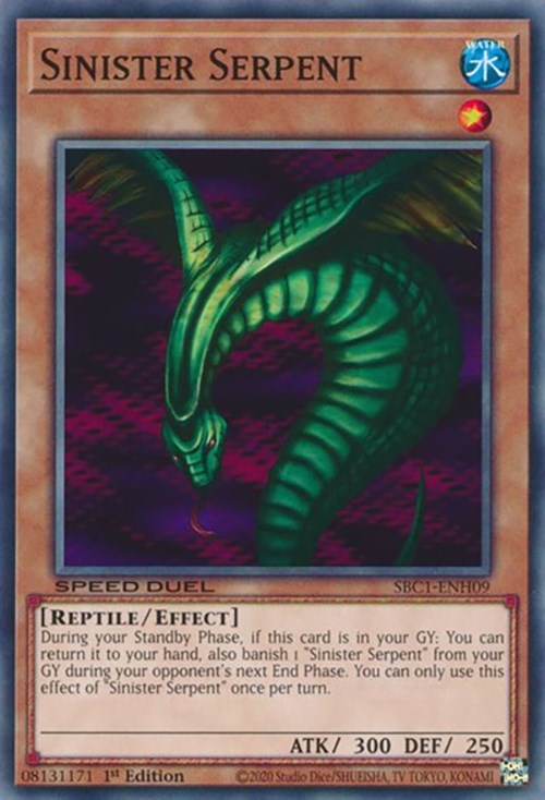 Sinister Serpent [SBC1-ENH09] Common | The Time Vault CA