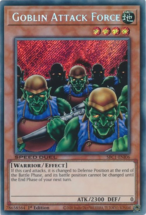 Goblin Attack Force [SBC1-ENI06] Secret Rare | The Time Vault CA
