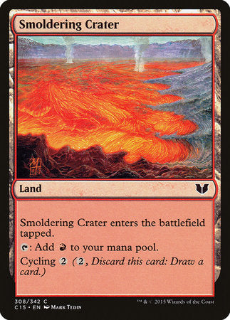 Smoldering Crater [Commander 2015] | The Time Vault CA