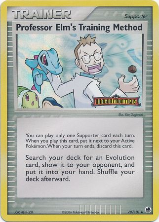 Professor Elm's Training Method (79/101) (Stamped) [EX: Dragon Frontiers] | The Time Vault CA