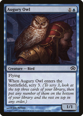 Augury Owl [Planechase 2012] | The Time Vault CA