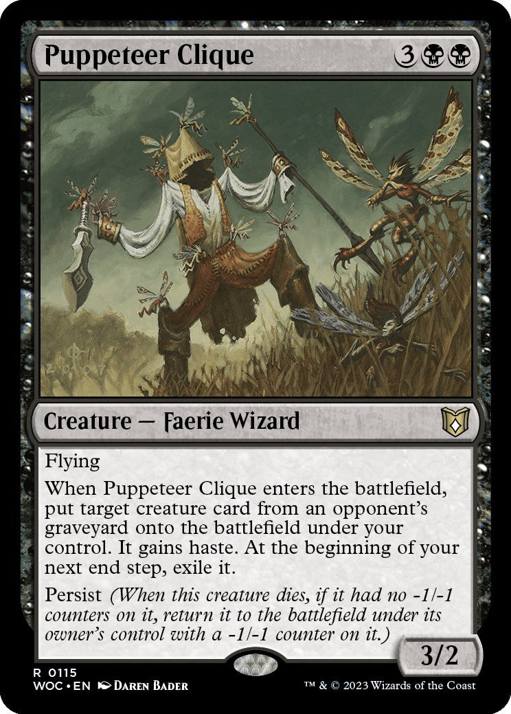 Puppeteer Clique [Wilds of Eldraine Commander] | The Time Vault CA