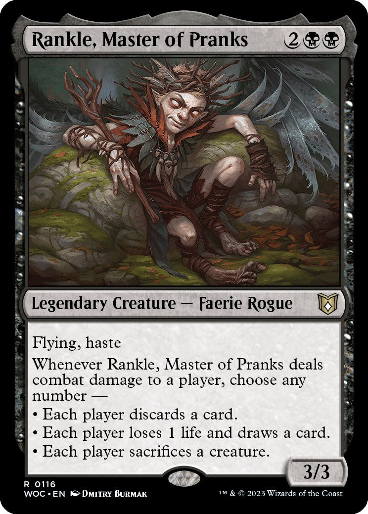 Rankle, Master of Pranks [Wilds of Eldraine Commander] | The Time Vault CA