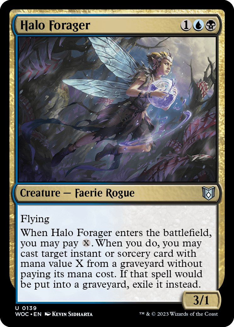 Halo Forager [Wilds of Eldraine Commander] | The Time Vault CA