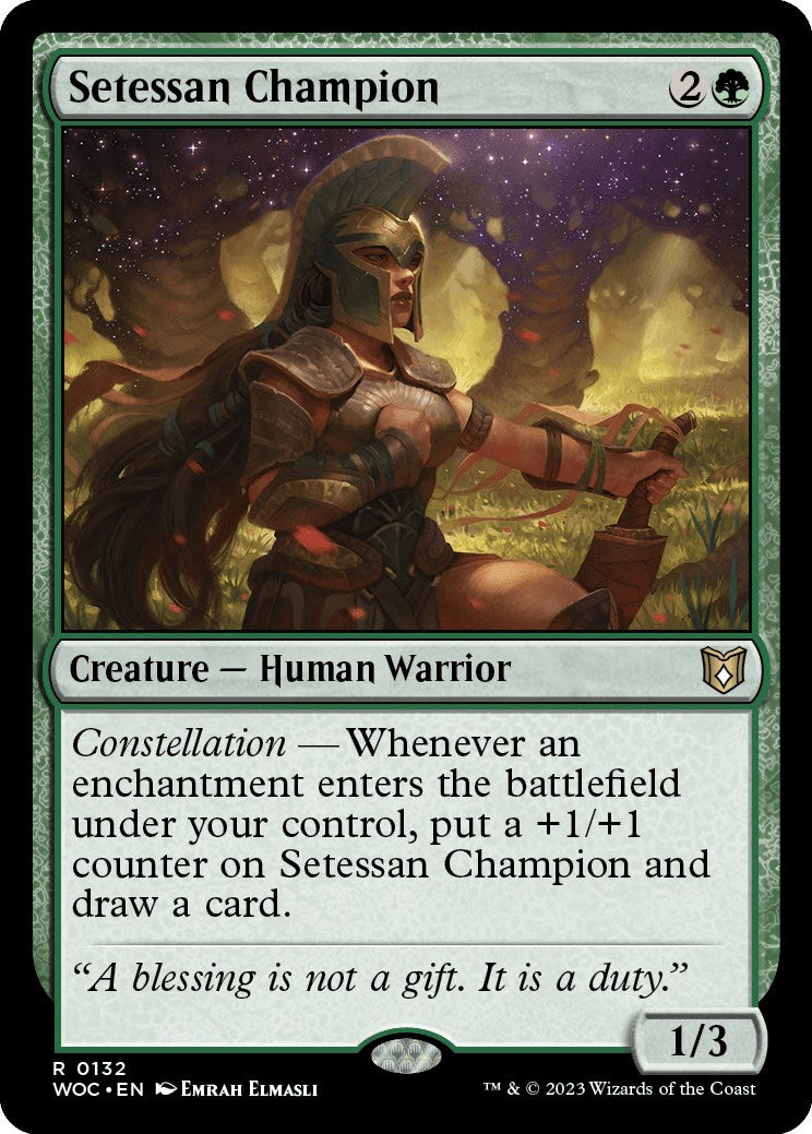 Setessan Champion [Wilds of Eldraine Commander] | The Time Vault CA