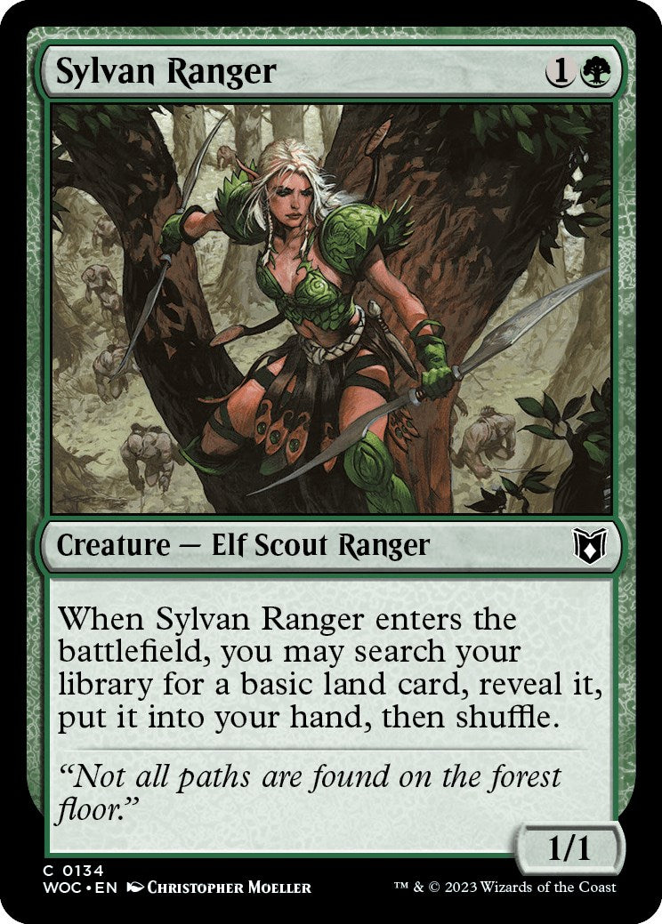 Sylvan Ranger [Wilds of Eldraine Commander] | The Time Vault CA