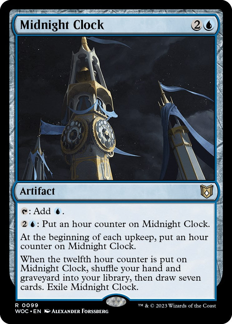 Midnight Clock [Wilds of Eldraine Commander] | The Time Vault CA