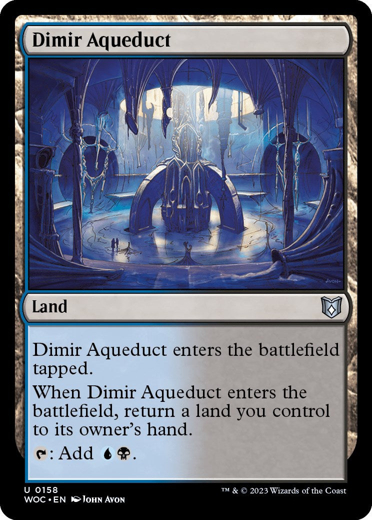 Dimir Aqueduct [Wilds of Eldraine Commander] | The Time Vault CA