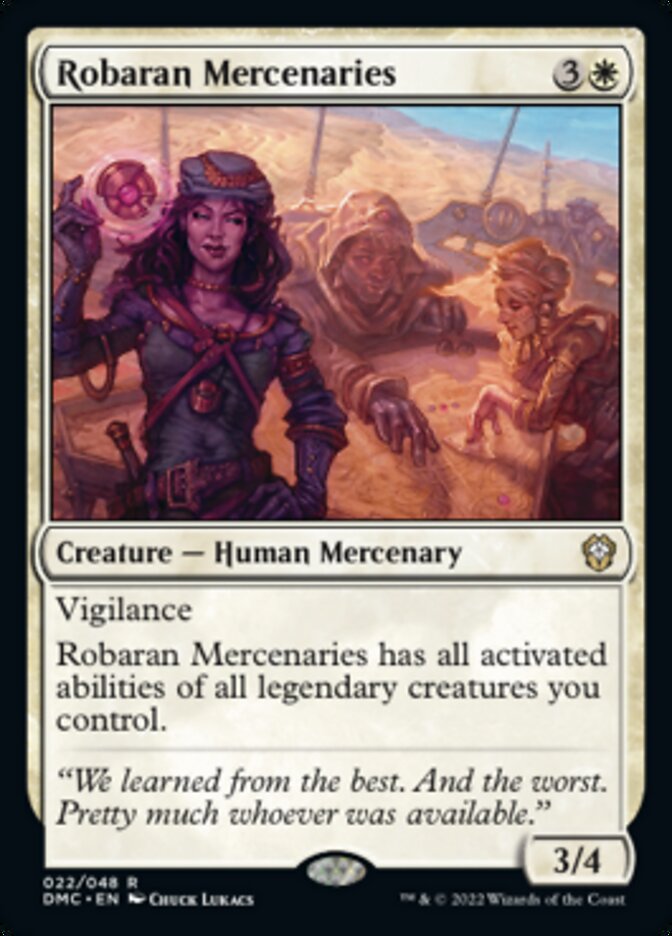 Robaran Mercenaries [Dominaria United Commander] | The Time Vault CA