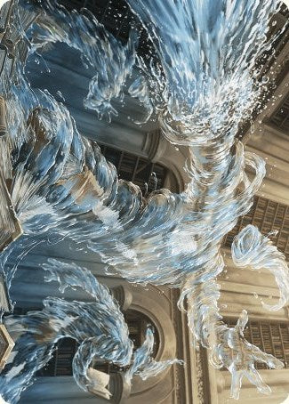 Splashy Spellcaster Art Card [Wilds of Eldraine Art Series] | The Time Vault CA