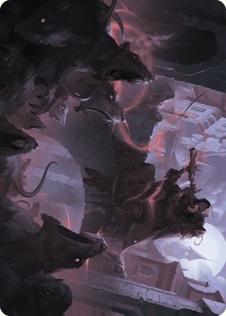 Gnawing Crescendo Art Card [Wilds of Eldraine Art Series] | The Time Vault CA