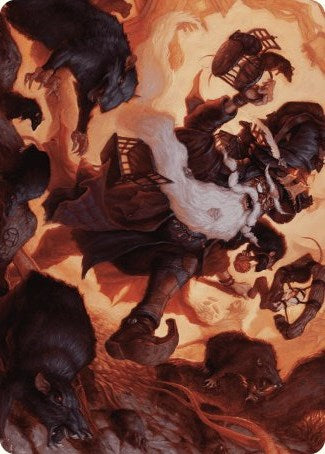 Tattered Ratter Art Card [Wilds of Eldraine Art Series] | The Time Vault CA