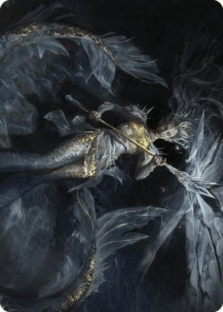 Sharae of Numbing Depths Art Card [Wilds of Eldraine Art Series] | The Time Vault CA