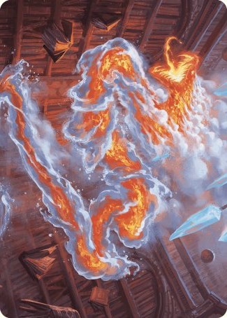 Scalding Viper Art Card [Wilds of Eldraine Art Series] | The Time Vault CA