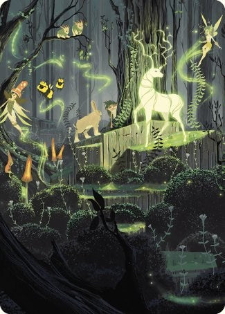 Primal Vigor Art Card [Wilds of Eldraine Art Series] | The Time Vault CA