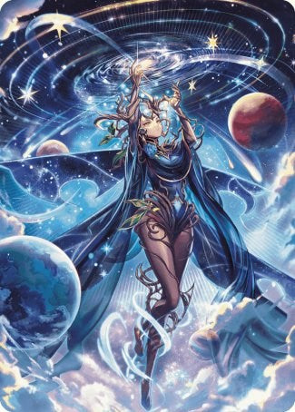 Omniscience Anime Art Card [Wilds of Eldraine Art Series] | The Time Vault CA