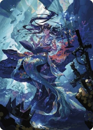 Rhystic Study Art Card [Wilds of Eldraine Art Series] | The Time Vault CA