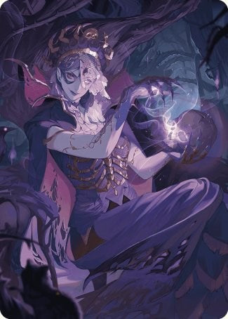 Necropotence Art Card [Wilds of Eldraine Art Series] | The Time Vault CA